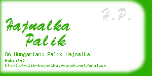 hajnalka palik business card